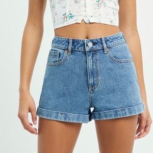 Pacsun June Blue Denim Mon Shorts